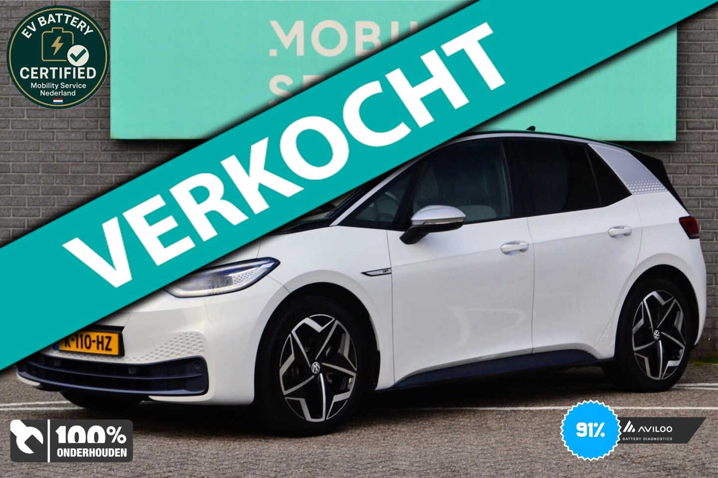Volkswagen ID.3 - First Plus 58 kWh SOH91% Matrix Cruise Clima CarPlay - AutoWereld.nl