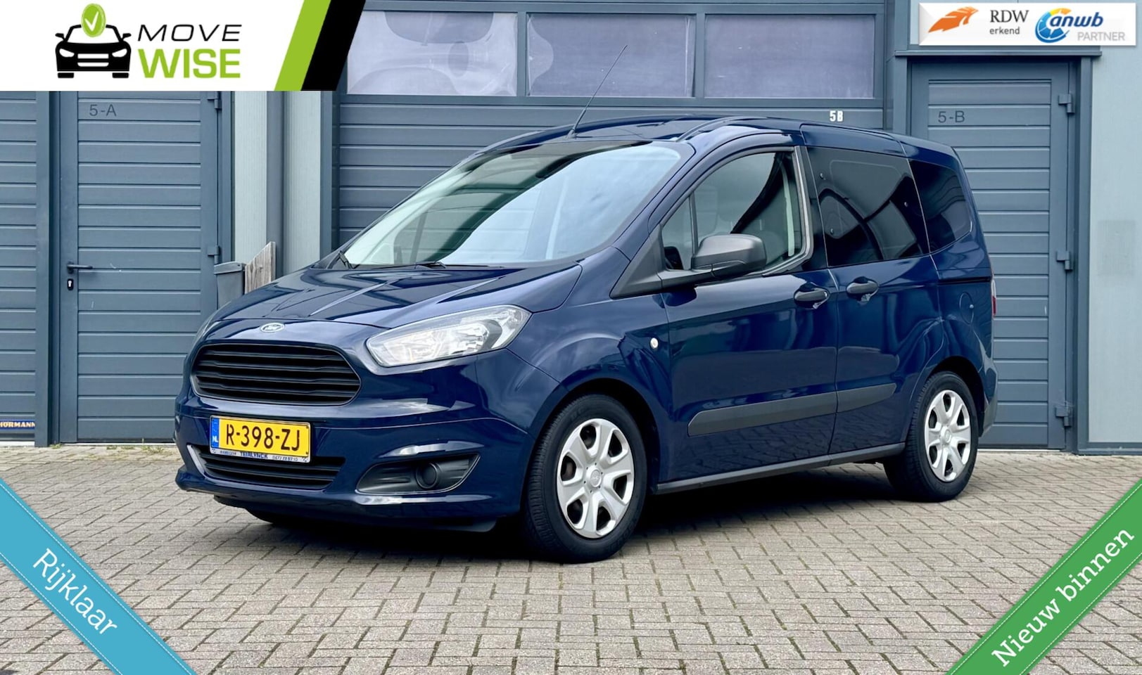 Ford Tourneo Courier - 1.0 - 101pk | 5 Persoons | Benzine Bestelwagen ! | bj 2018 | ZEER NET ! | PDC | - AutoWereld.nl