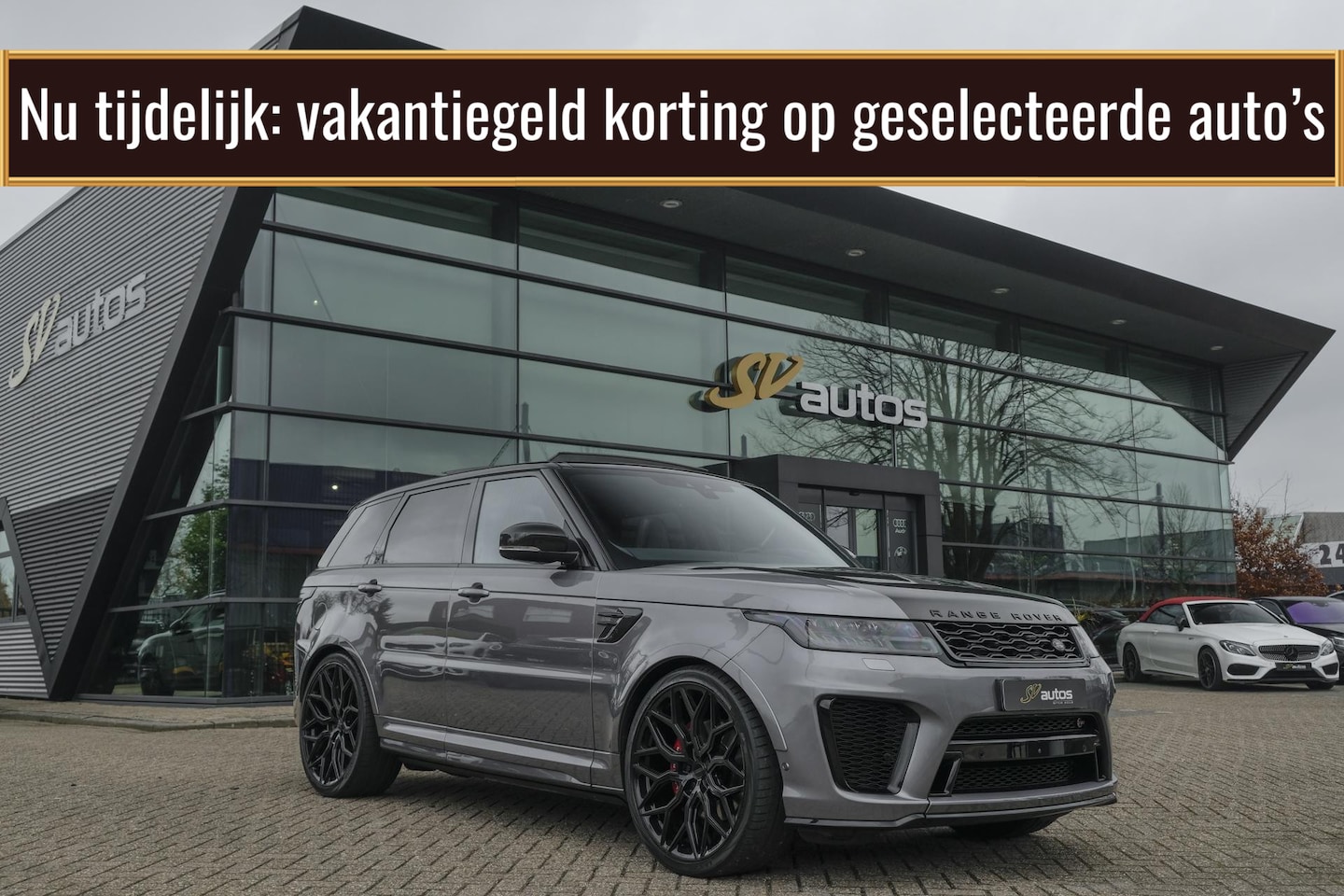 Land Rover Range Rover Sport - P575 SVR 575pk Panoramadak *BTW* Carbon pakket Head-up Softclose 24" LMV Vossen - AutoWereld.nl