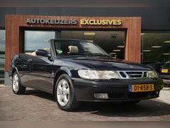Saab 9-3 Cabrio - 2.0t S Stoelverw. Airco 16"L.M. Leder Mistlampen Nieuwe cabriokap