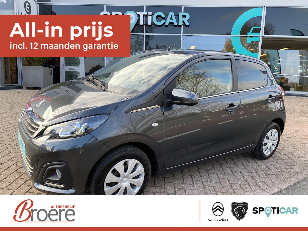 Peugeot 108 - 1.0 e-VTi 72 pk Active 5 deurs Bluetooth, Airco - AutoWereld.nl