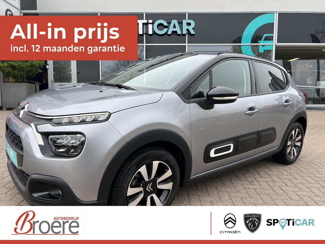 Citroën C3 - 1.2 83pk Shine Nieuwe Distributie, Navigatie via apple carplay of android auto - AutoWereld.nl