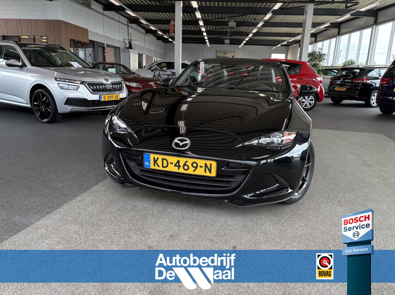 Mazda MX-5 - 1.5 SkyActiv-G 131pk GT-M LEDER/BOSE/KEYLESS/NAVI/CRUISE/CLIMA/PDC - AutoWereld.nl