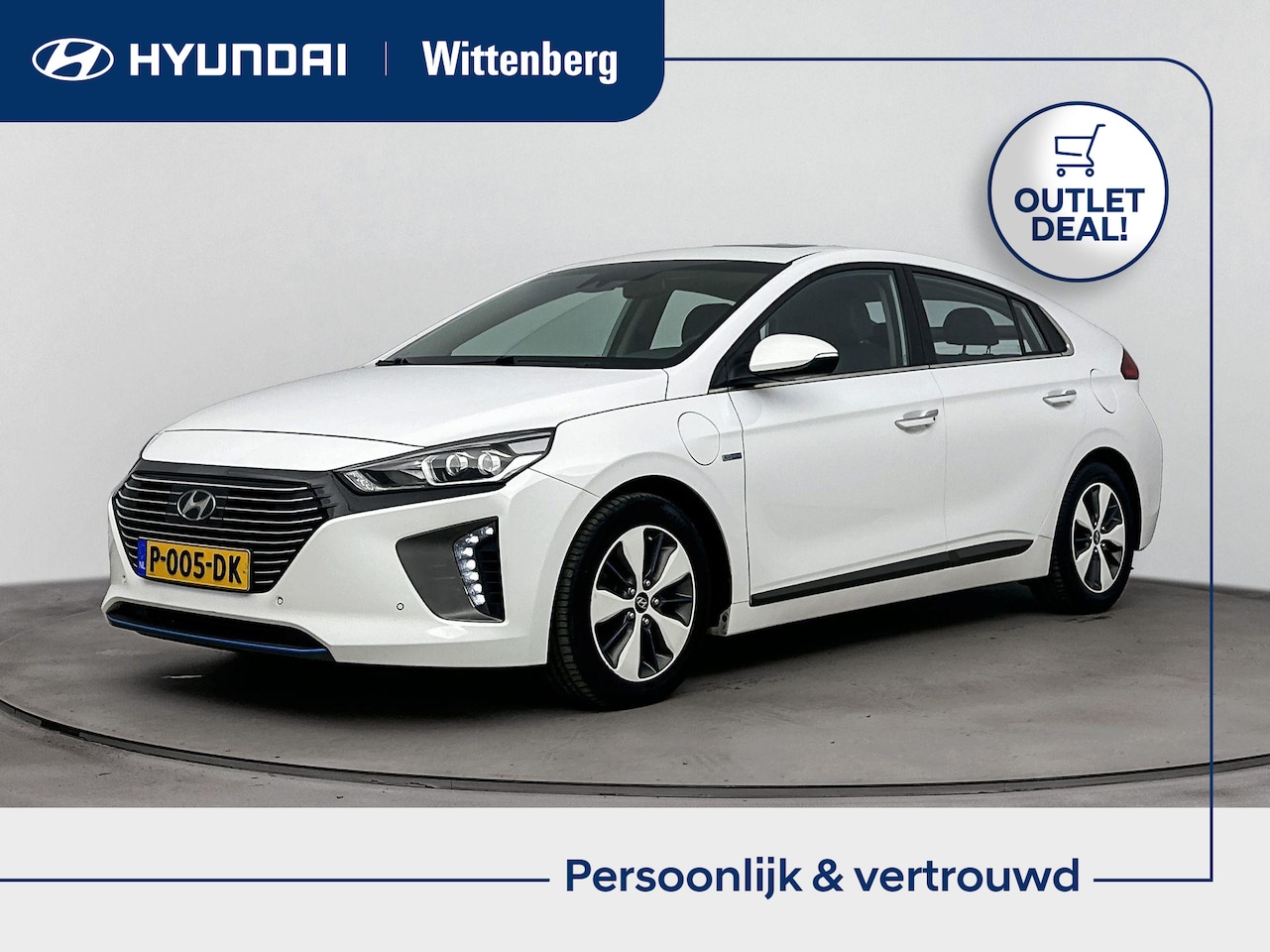 Hyundai IONIQ - 1.6 GDi PHEV Premium | Schuifdak | Leer | Stoel + stuurverwarming | Memory | Stoelventilat - AutoWereld.nl