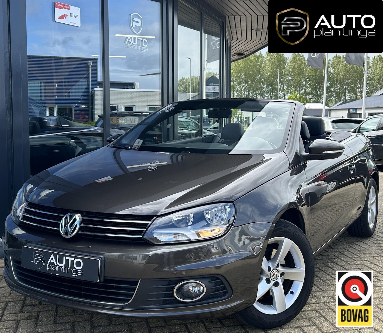 Volkswagen Eos - 1.4 TSI Highline 122PK | Zeer Nette Staat | Lederen Bekleding | Stoelverwarming | Windsche - AutoWereld.nl