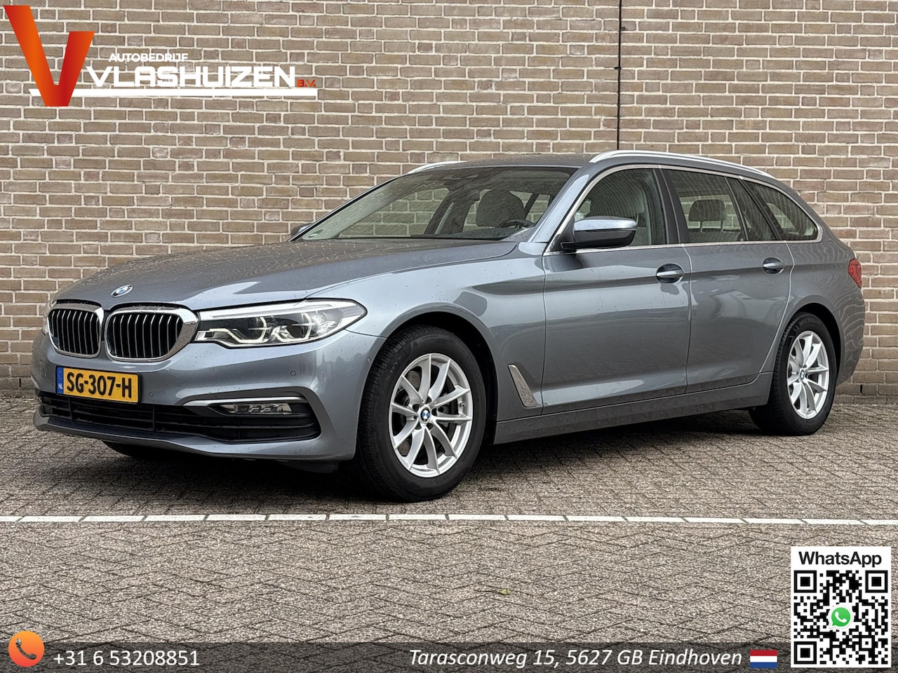 BMW 5-serie Touring - 520d High Executive Automaat | Memory Seats | Cruise | Leder | Climate | Navi | - AutoWereld.nl
