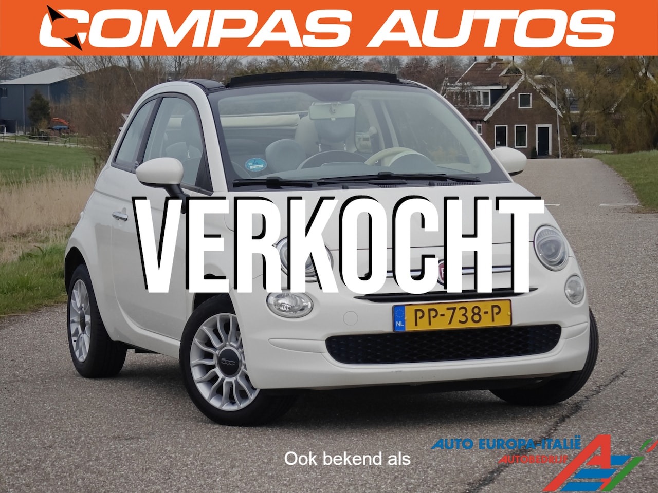 Fiat 500 C - 1.2 Popstar Cabrio | 12 maanden Bovag Garantie - AutoWereld.nl