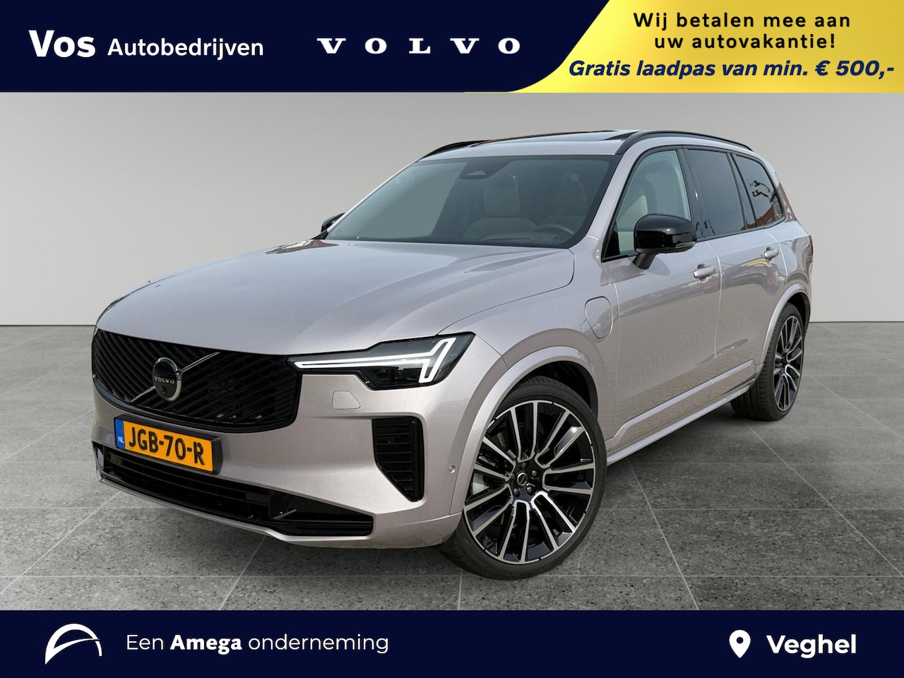 Volvo XC90 - T8 Plug-in hybrid AWD Ultra Dark | Luchtvering | Panoramadak | Head- up display - AutoWereld.nl