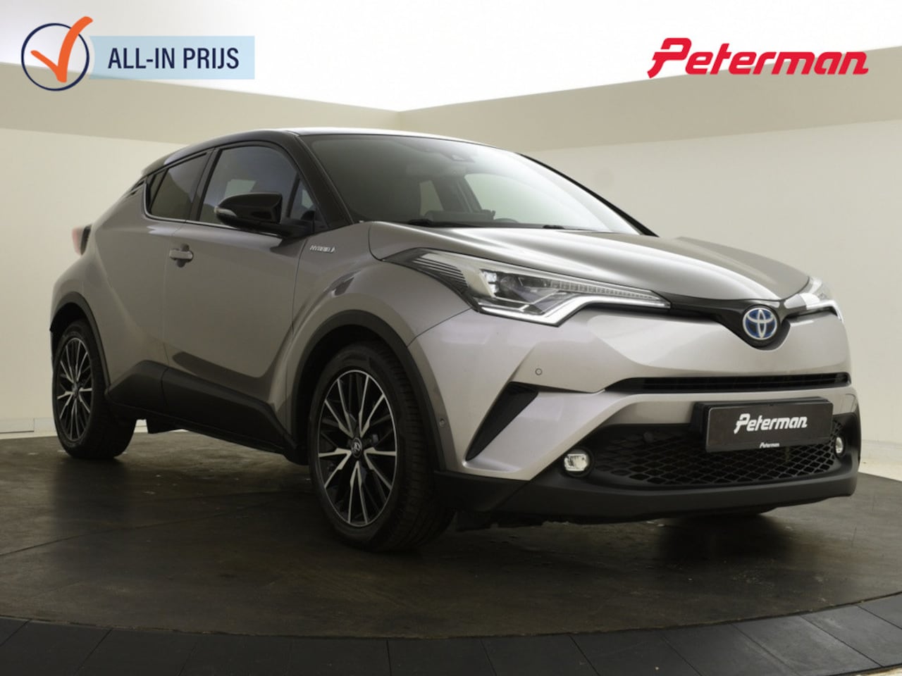 Toyota C-HR - 1.8 Hybrid Bi-Tone | Leer | Navigatie | BSM | PDC V+A - AutoWereld.nl