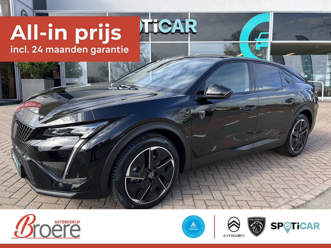 Peugeot 408 - 1.6 HYbrid 225 EAT8 Automaat GT Elektrische achterklep - AutoWereld.nl
