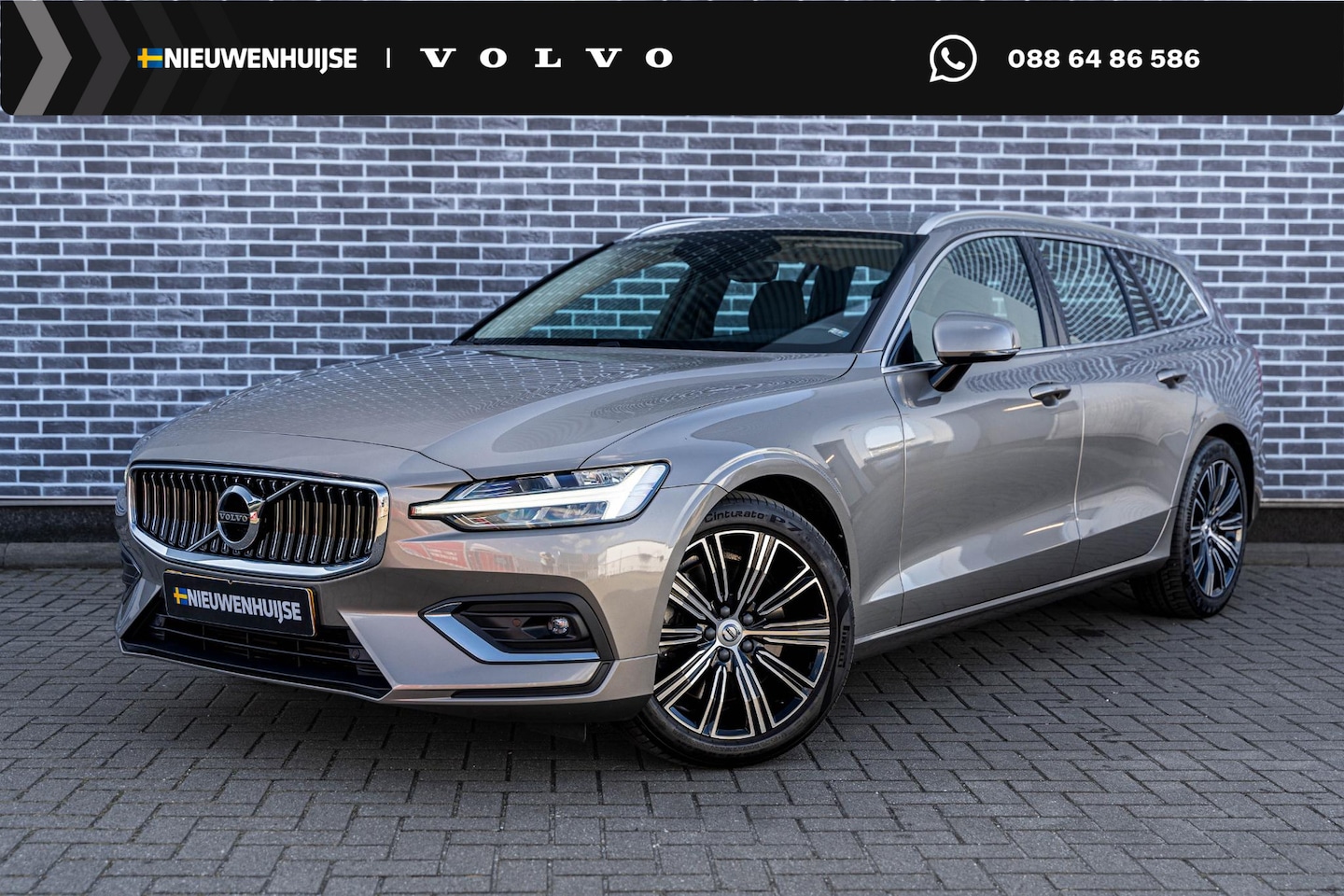 Volvo V60 - 2.0 T5 Inscription | Parkeersensoren | Lederen Bekleding | Cruise Control Adaptief | BLIS - AutoWereld.nl
