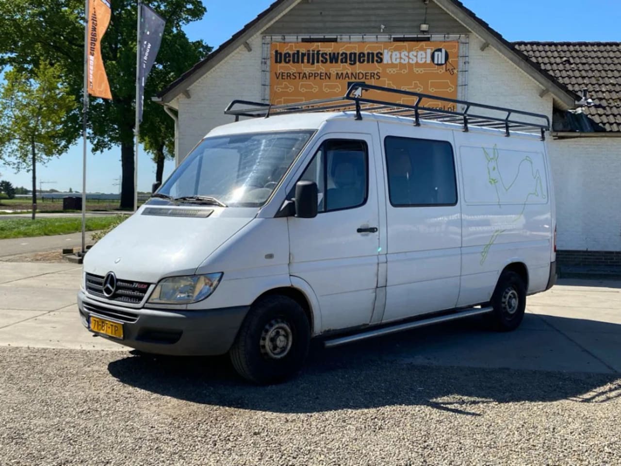 Mercedes-Benz Sprinter - 211 CDI 2.2 CDi L2H1 Dubbel Cabine Airco 5 persoons - AutoWereld.nl
