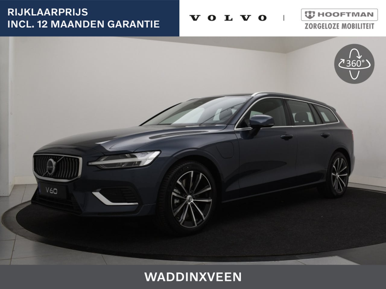 Volvo V60 - T6 PLUG-IN HYBRID ESSENTIAL EDITION LEDER 18INCH STOELVERWARMING - AutoWereld.nl