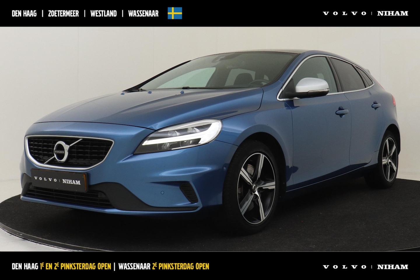Volvo V40 - T3 AUT. POLAR+ SPORT -PANO.DAK|HARMAN/KARDON|KEYLESS|STANDKACHEL|PRIVACY.GLAS|CAMERA|AUT.P - AutoWereld.nl