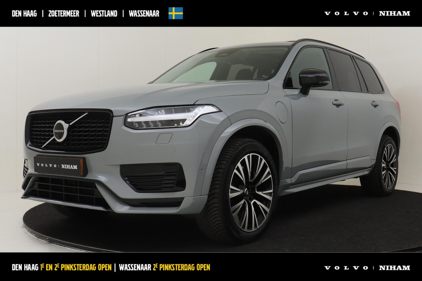 Volvo XC90 - T8 PLUG-IN HYBRID AWD ULTIMATE DARK -PANO.DAK|HARMAN/KARDON|LUCHTVERING|360°CAM|HEAD-UP DI - AutoWereld.nl
