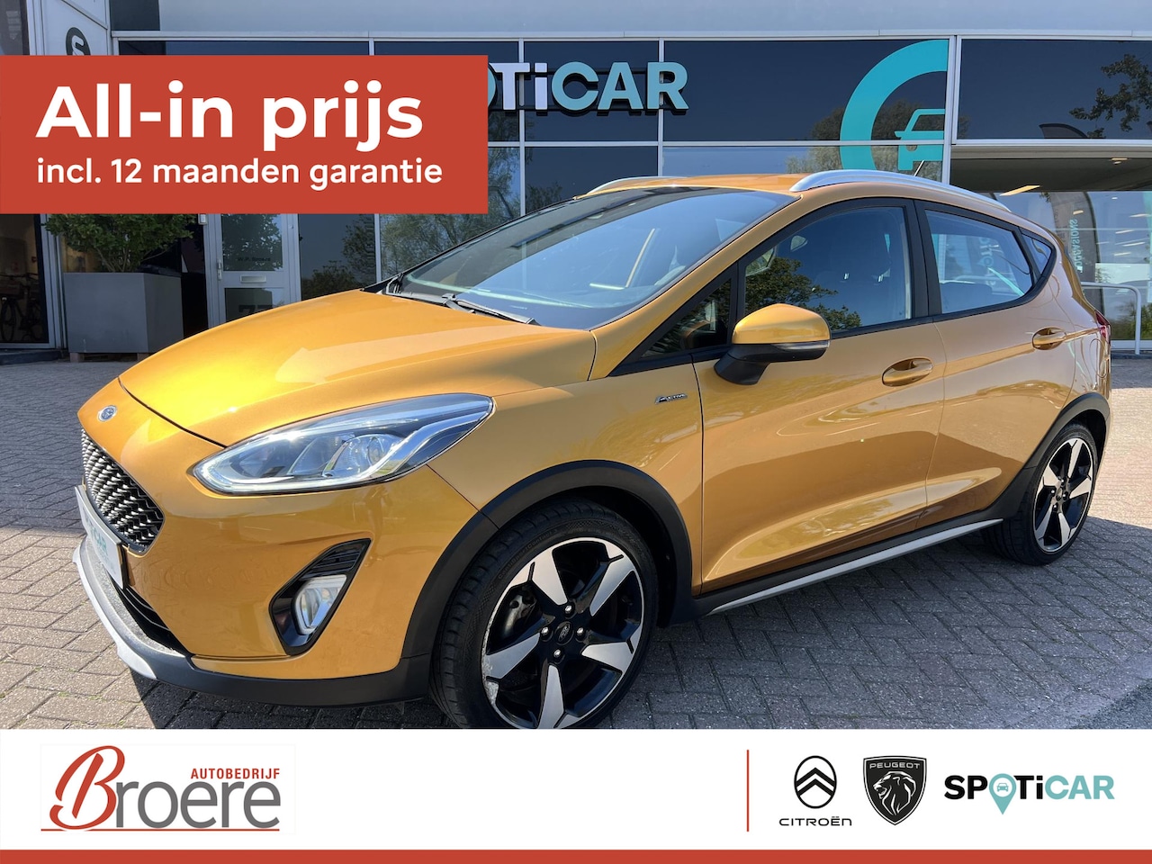 Ford Fiesta - 1.0 EcoBoost 101pk Active First Edition 5 deurs Adaptive cruise control, keyless - AutoWereld.nl