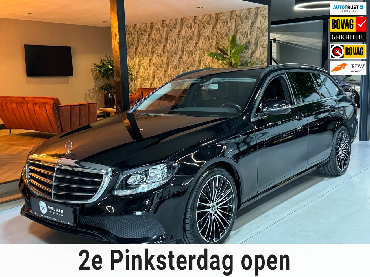 Mercedes-Benz E-klasse Estate - E 200 Estate Business Solution AMG | Camera | CarPlay | LED | Cruise | Trekhaak | Automaat - AutoWereld.nl