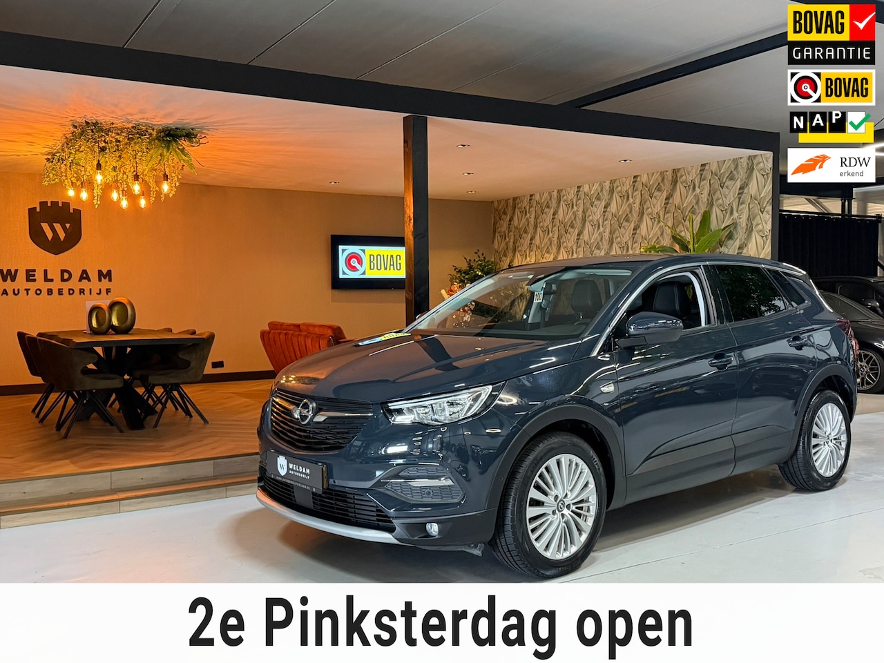 Opel Grandland X - 1.2 Turbo Innovation | 2019 | NAP | NL-auto | Unieke kleur | Camera | CarPlay | LED | Elek - AutoWereld.nl