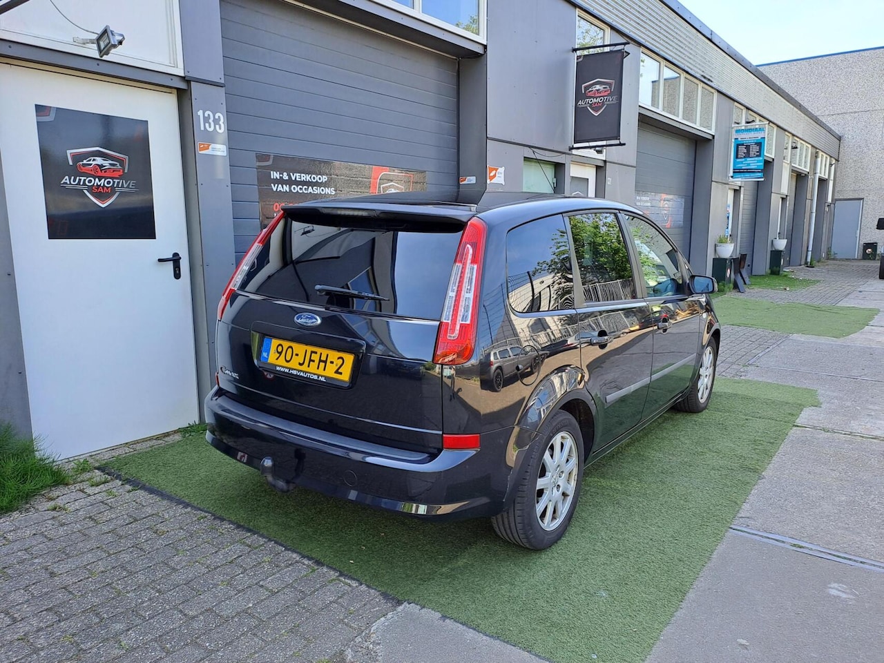 Ford C-Max - 1.6-16V Titanium Zwart 2009 Airco Cruise NAP - AutoWereld.nl