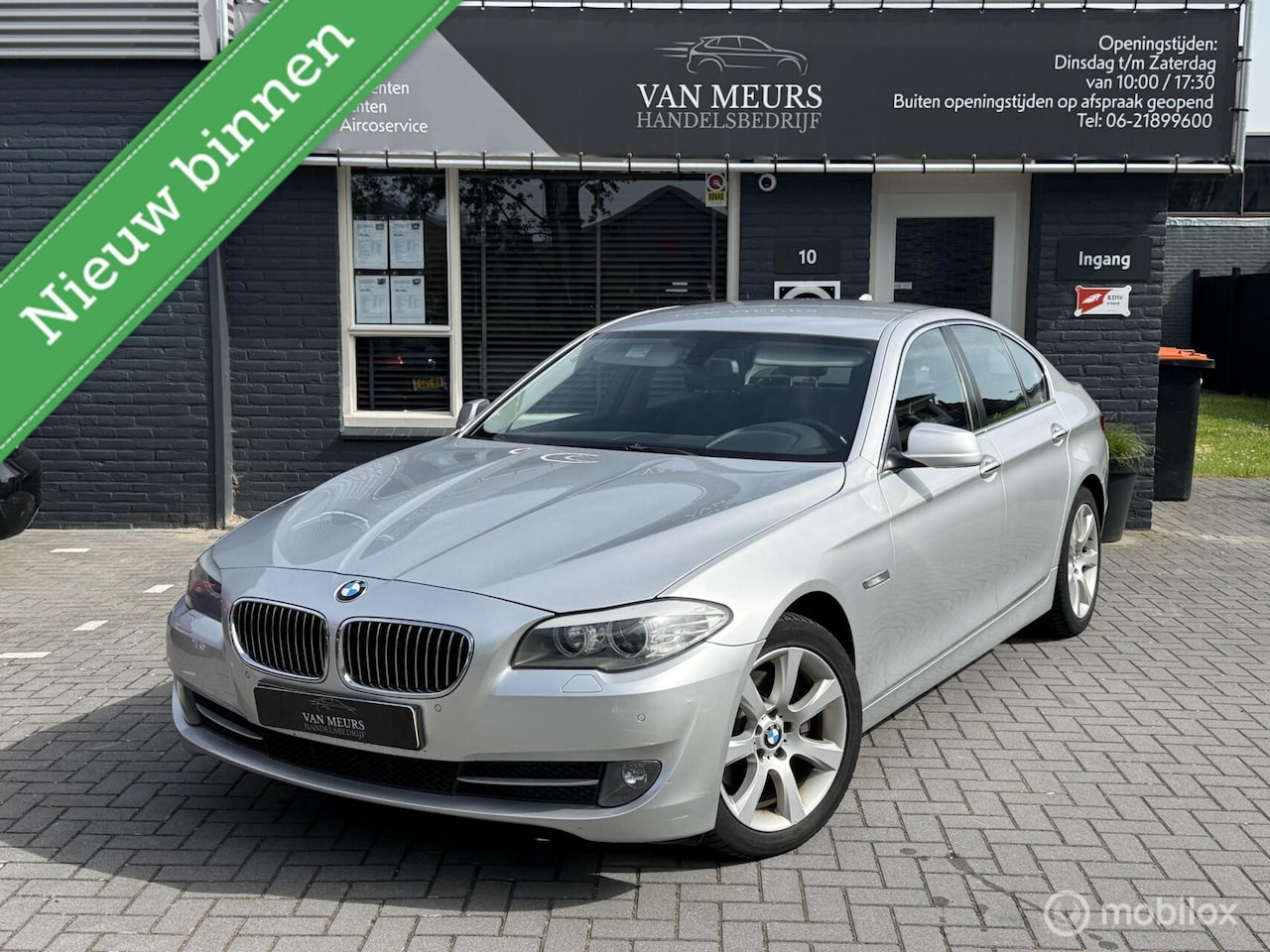BMW 5-serie - 520d Executive 520d Executive, Automaat, leder, trekhaak, navigatie, apk 11-2026 - AutoWereld.nl