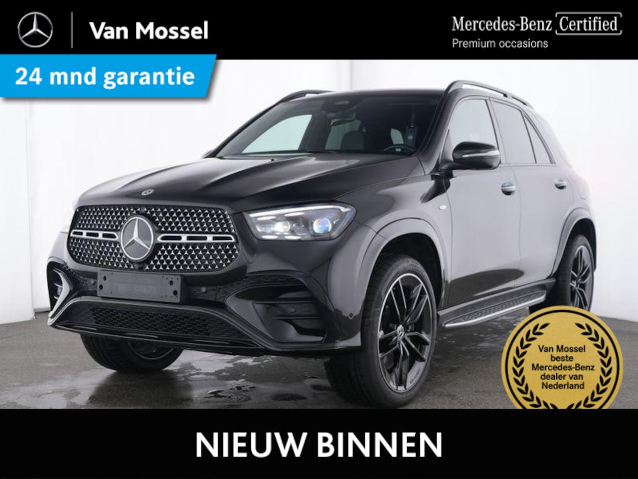 Mercedes-Benz GLE-Klasse - 400 e 4MATIC AMG Line / Panoramadak/ Burmester/ 22 inch/ AIRMATIC/ Night/ El. Trekhaak - AutoWereld.nl
