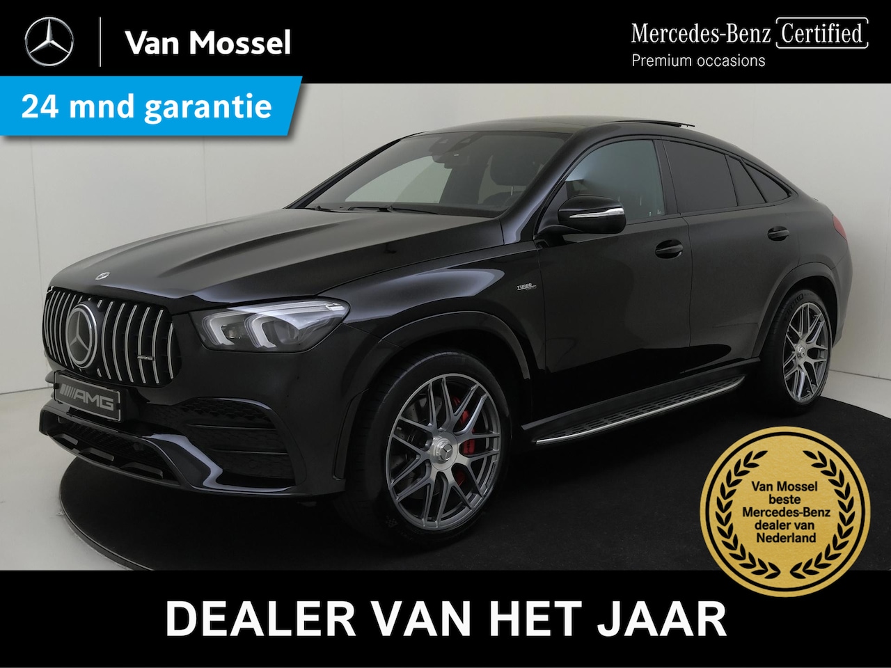 Mercedes-Benz GLE-Klasse Coupé - AMG 53 4MATIC+ Premium Plus/ Panoramadak/ 22 inch/ Burmester/ Rijassistentiepakket/ Head U - AutoWereld.nl
