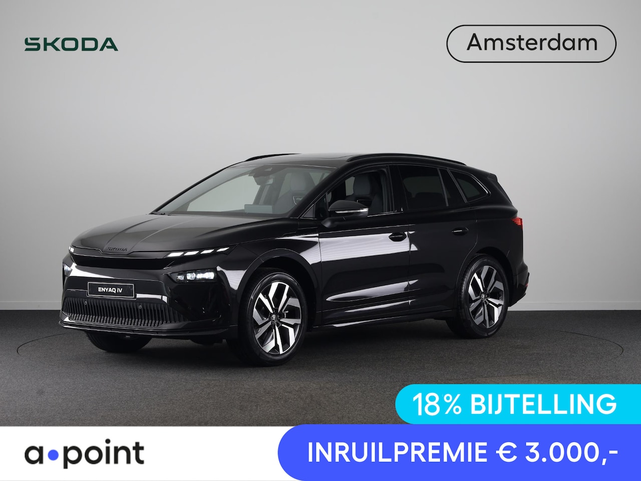 Skoda Enyaq iV - 85 Sportline 286pk | Panoramadak | 20 inch | Sportstoelen | Adaptive Cruise | Blind Spot - AutoWereld.nl