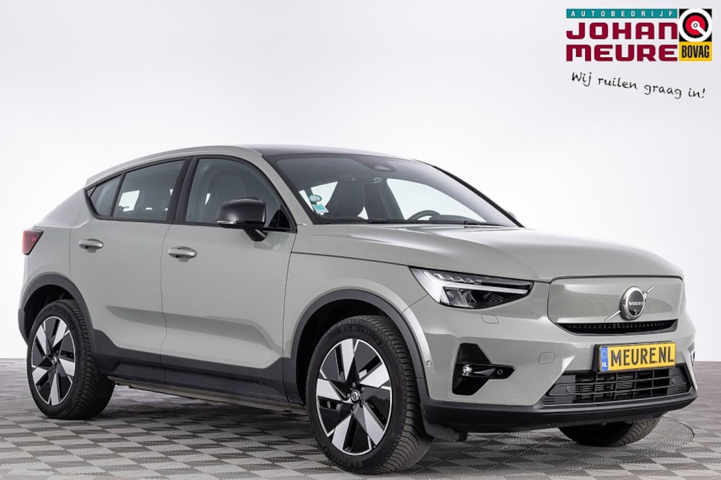 Volvo C40 - Recharge Twin Ultimate AWD 82 kWh *SOH 95%* PANORAMADAK | harman/kardon | Half LEDER | 360 - AutoWereld.nl