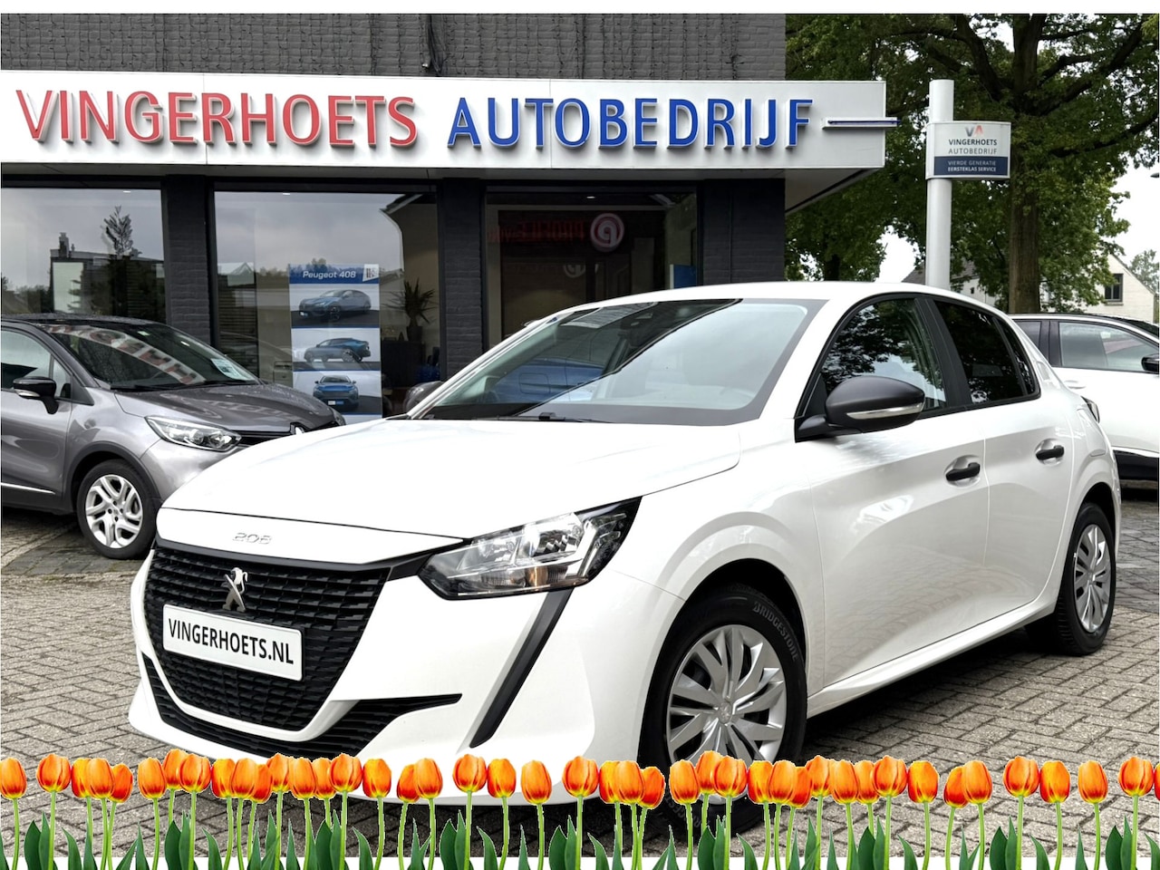 Peugeot 208 - Benzine 5-deurs 1.2 * Airco * Cruise Control * DAB Radio * Wit * Vingerhoets; Vierde Gener - AutoWereld.nl