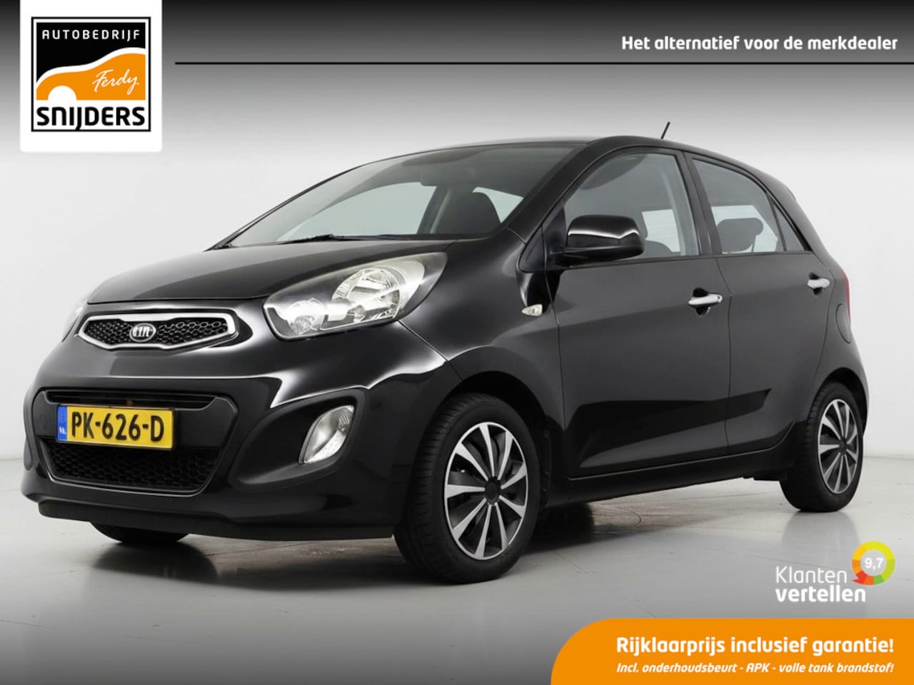 Kia Picanto - 1.0 CVVT Comfort | Airco | 100% Onderhouden! - RIJKLAAR - AutoWereld.nl