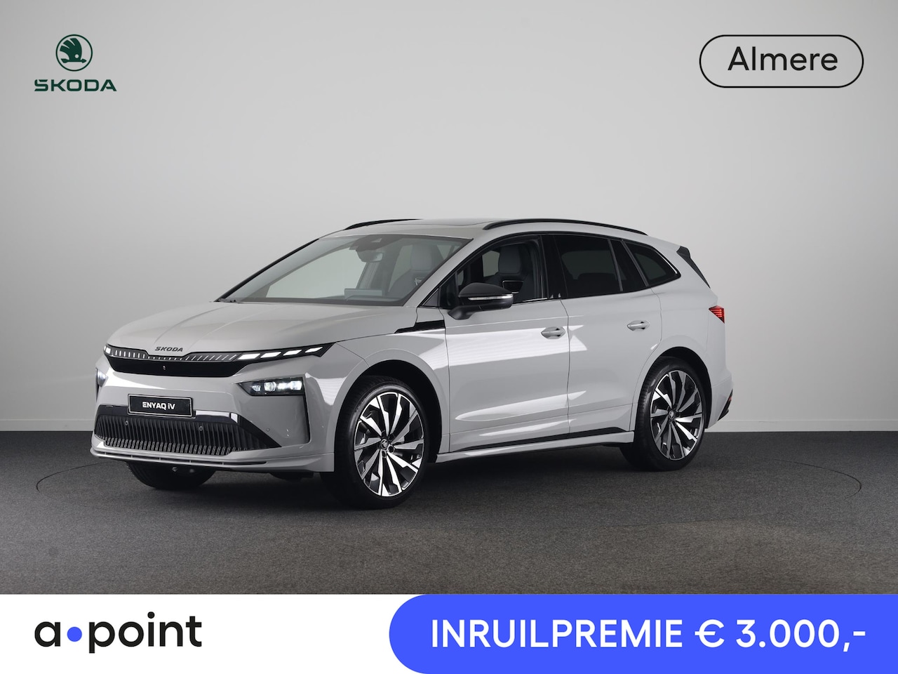Skoda Enyaq iV - 85 Sportline 286 pk | Panoramadak | 21 inch | Head up | Lightband | Blind spot | Adaptive - AutoWereld.nl
