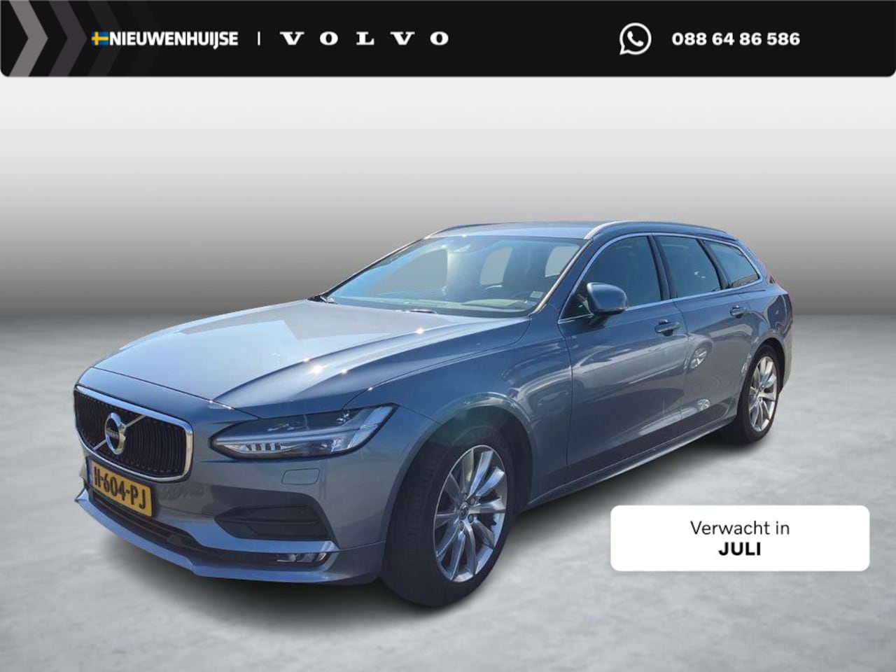 Volvo V90 - 2.0 T4 Momentum | Trekhaak | Achteruitrijcamera | Parkeersensoren | Navigatie | Keyless En - AutoWereld.nl