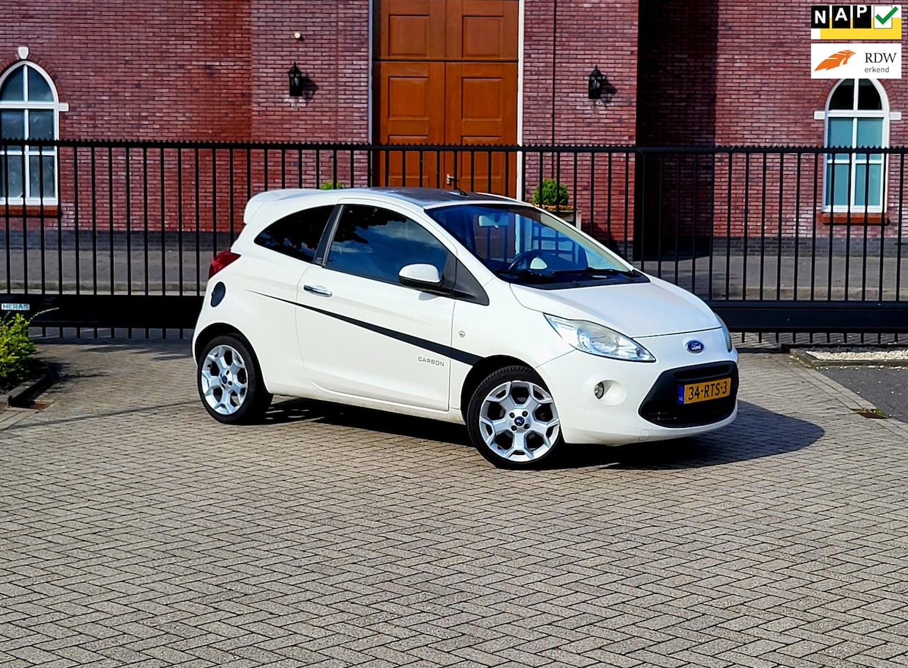 Ford Ka - 1.2 Titanium X start/stop / Airco / Carbon / Elektrische ramen - AutoWereld.nl