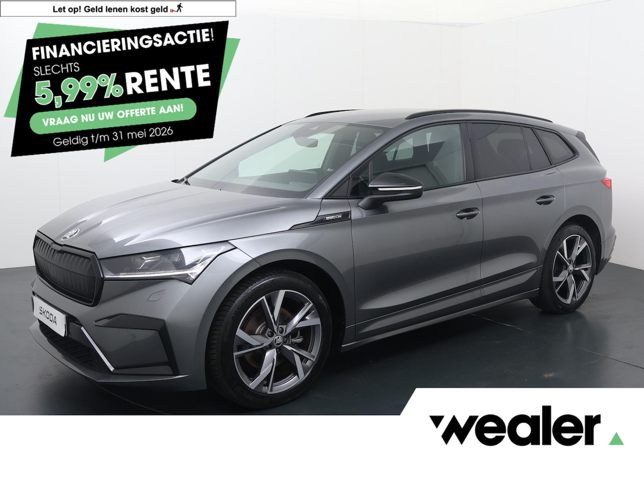Skoda Enyaq iV - 60 Sportline | 180 PK | SoH 90% | Matrix LED koplampen | Climate control | Apple Carplay/A - AutoWereld.nl