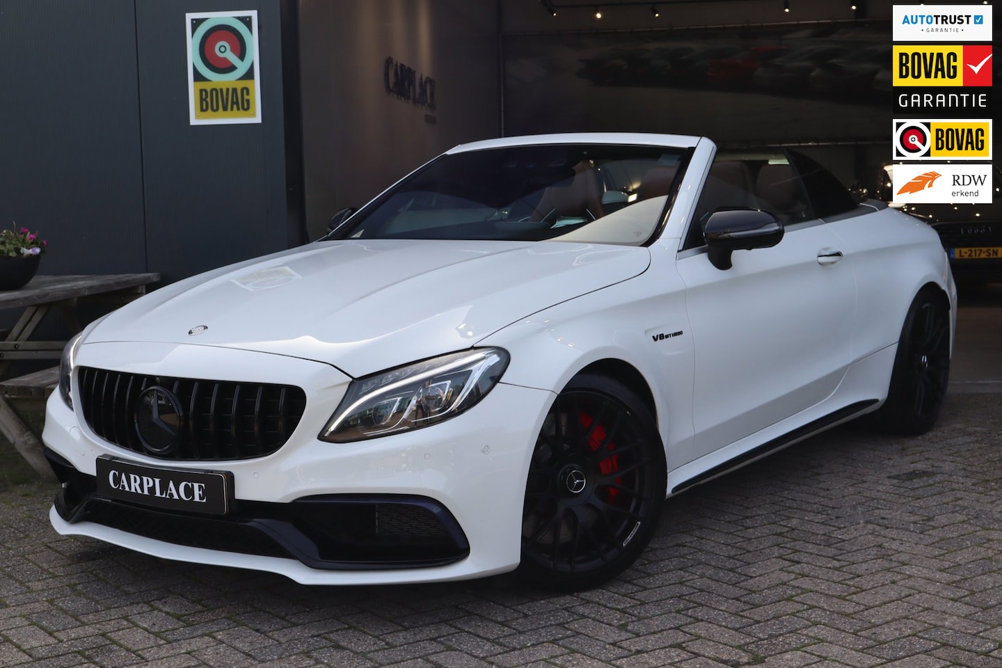 Mercedes-Benz C-klasse Cabrio - C63 AMG S-Kuipstoelen-700 pk fabrieksaf-Financiering mogelijk - AutoWereld.nl