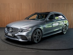 Mercedes-Benz C-klasse Estate - 180 AMG Pano Leer Camera Navi LED PTS Elekt. achterklep Elektr. trekhaak LM velgen BTW aut