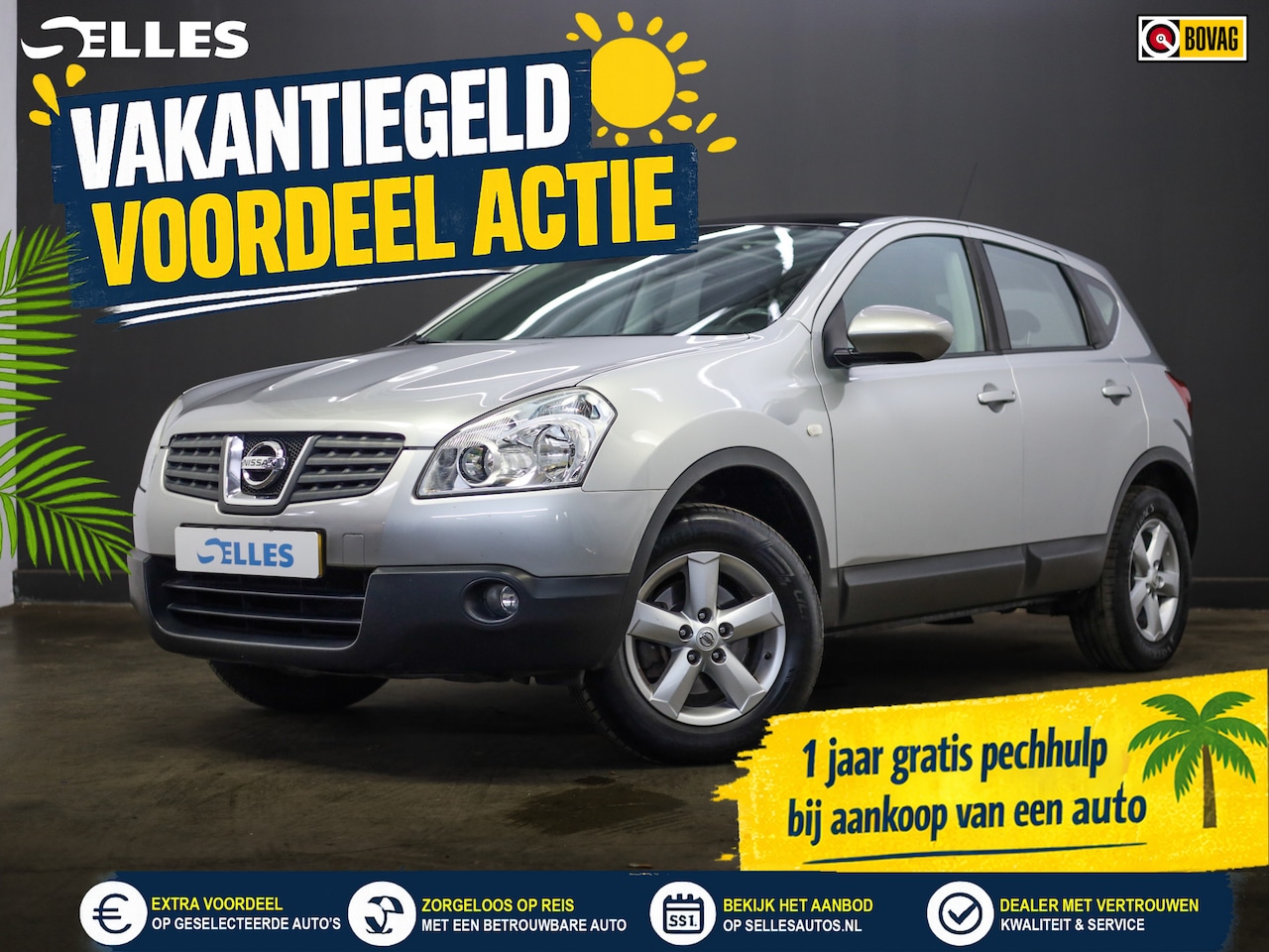 Nissan Qashqai - 1.6 Acenta | Trekhaak | Panoramadak - AutoWereld.nl