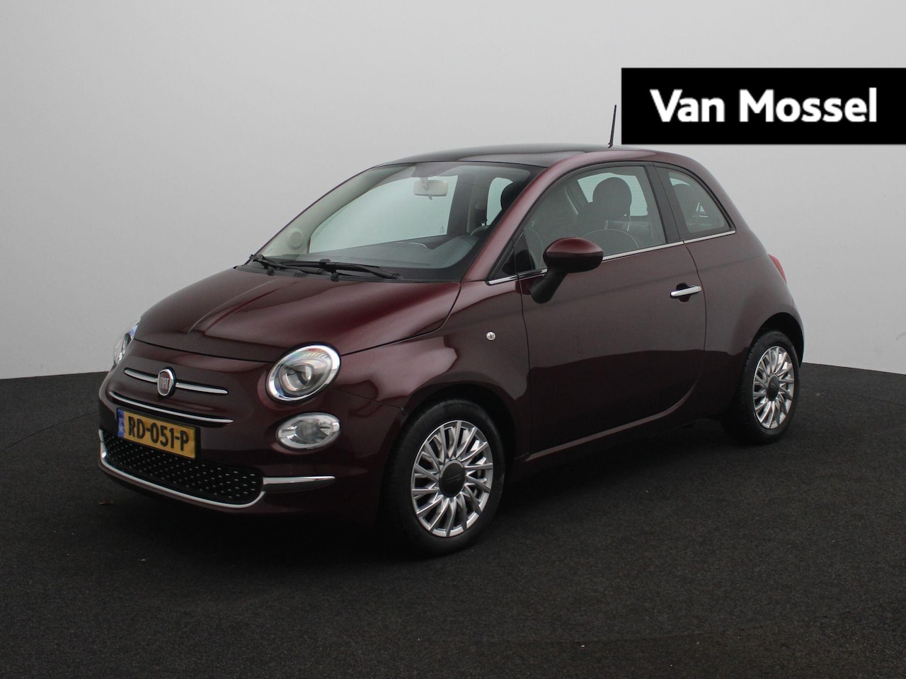 Fiat 500 - 0.9 TwinAir Turbo Lounge | Panoramadak | 15" Lichtmetalen velgen | Airco - AutoWereld.nl