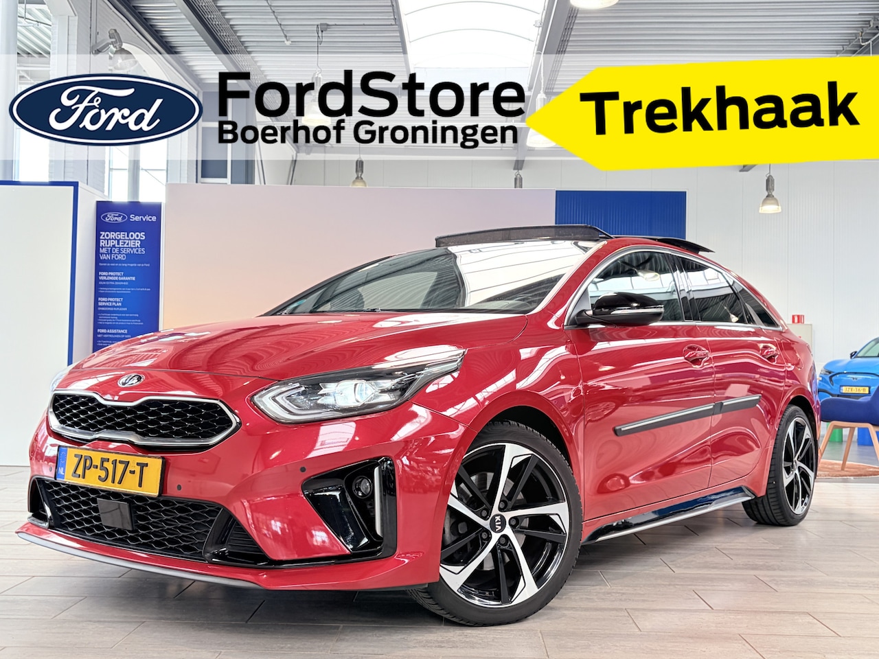 Kia Pro cee'd - 1.4 T-GDI 140 pk GT-Line | Trekhaak | Pano | Camera | Half leer | Adapt. cruise | Stoelvew - AutoWereld.nl