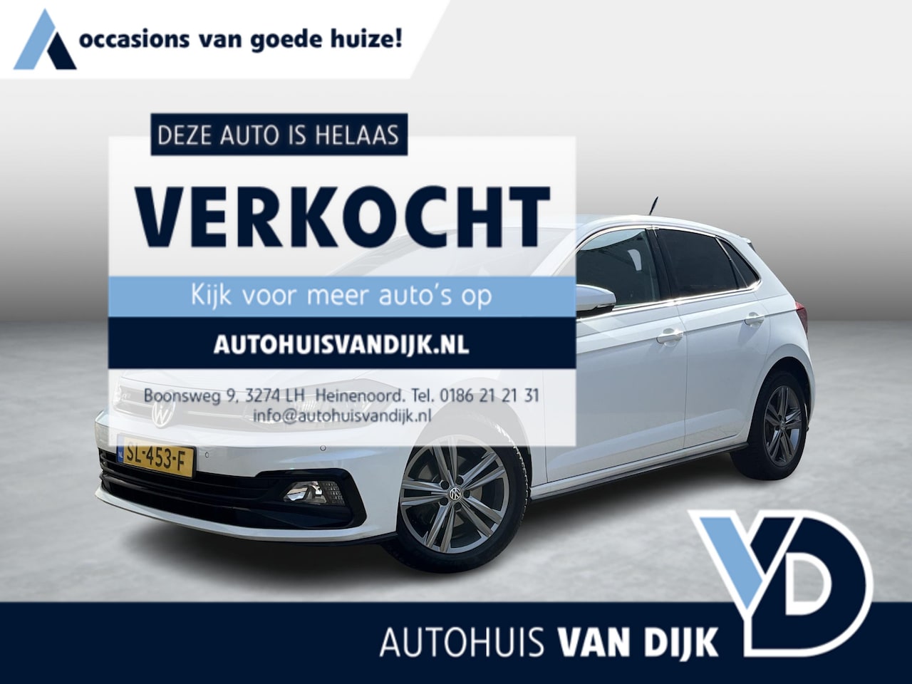 Volkswagen Polo - 1.0 TSI Highline R-Line | NL Auto/1e Eig./Voll.Historie/Navi/Camera/Clima/Adapt.Cruise/App - AutoWereld.nl