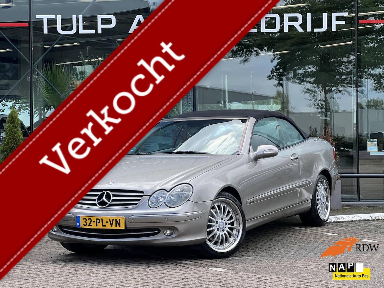 Mercedes-Benz CLK-klasse Cabrio - 200 K. Elegance Automaat Mooi! - AutoWereld.nl