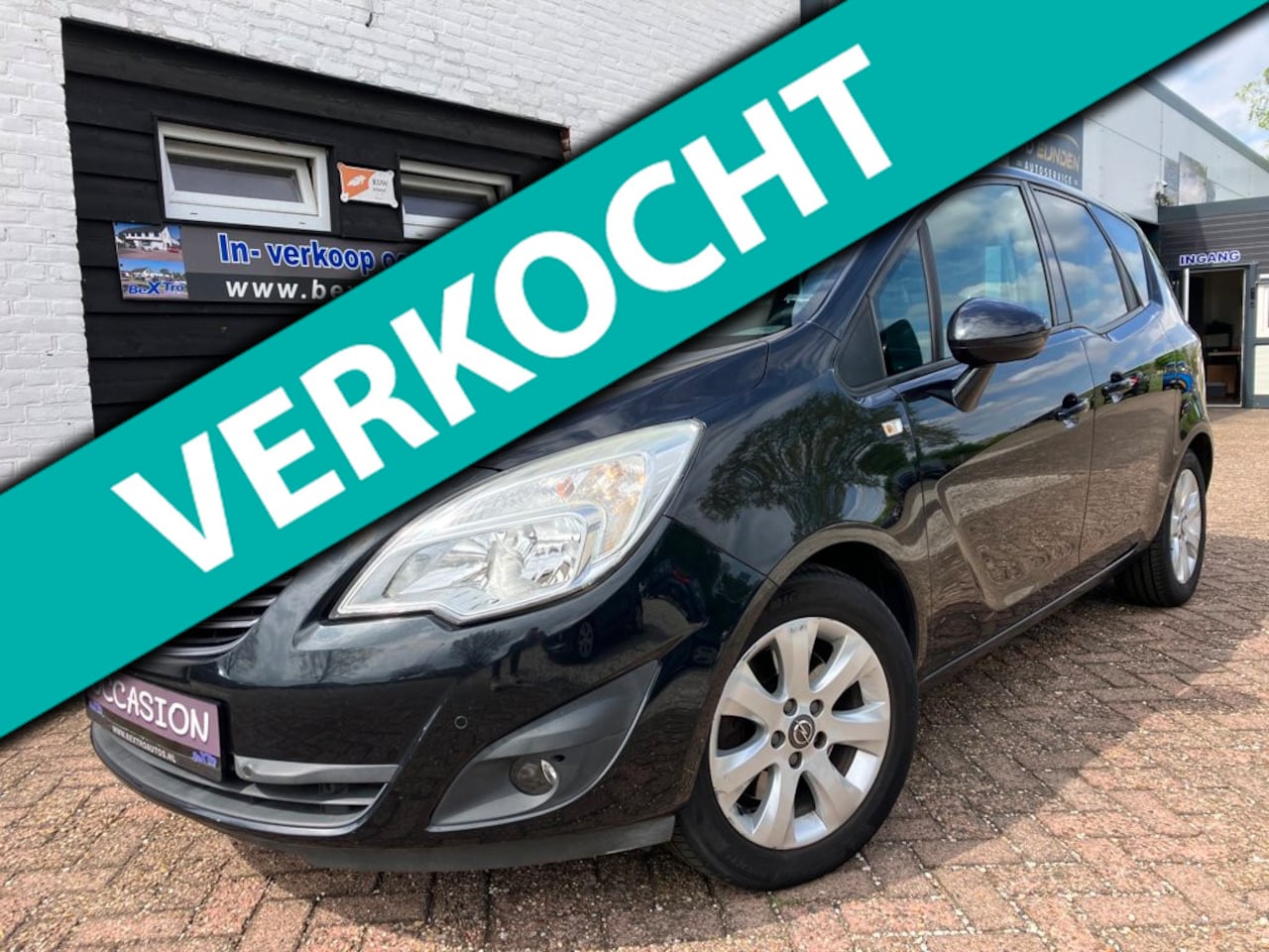 Opel Meriva - 1.4 Turbo Cosmo AUTOMAAT zeer mooi + GOED ONDERHOUDEN cruise NAVI TREKHAAK incl garantie + - AutoWereld.nl