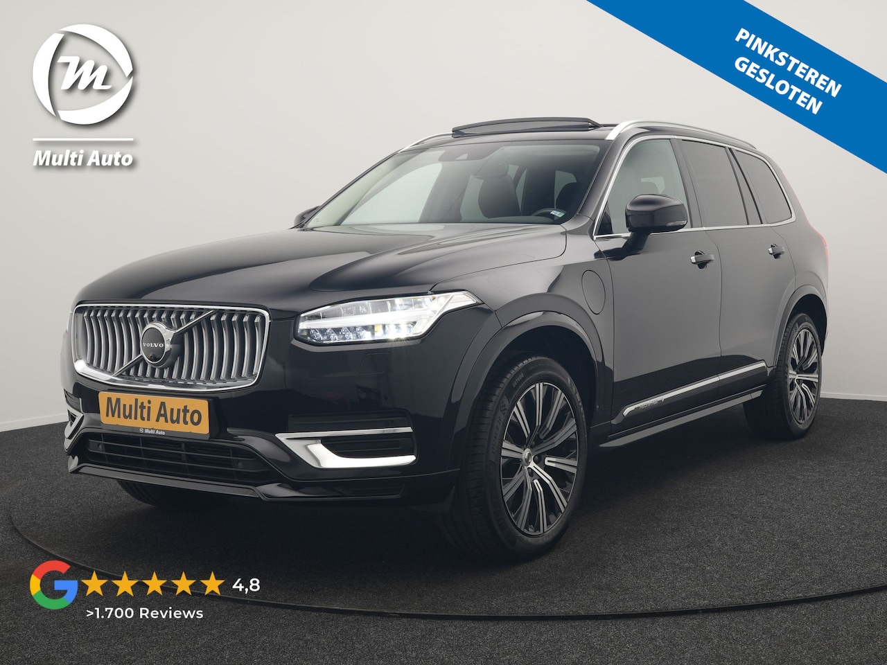 Volvo XC90 - T8 Recharge AWD Plus Bright 7 Persoons LONG RANGE PHEV 455pk Dealer O.H. | Panodak | Adapt - AutoWereld.nl