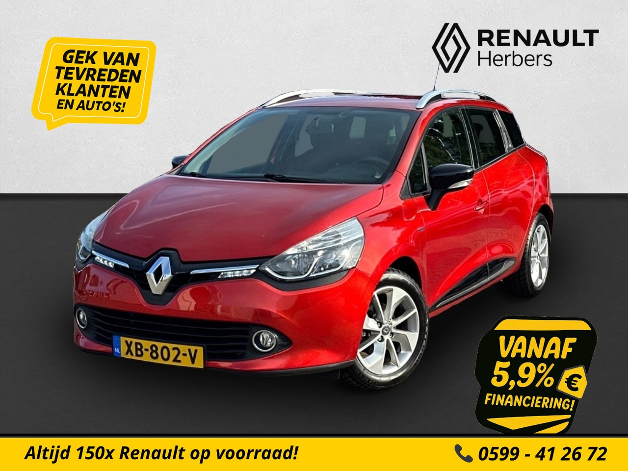 Renault Clio Estate - 0.9 TCe Expression TREKHAAK / NAVI / AIRCO / 16 INCH - AutoWereld.nl