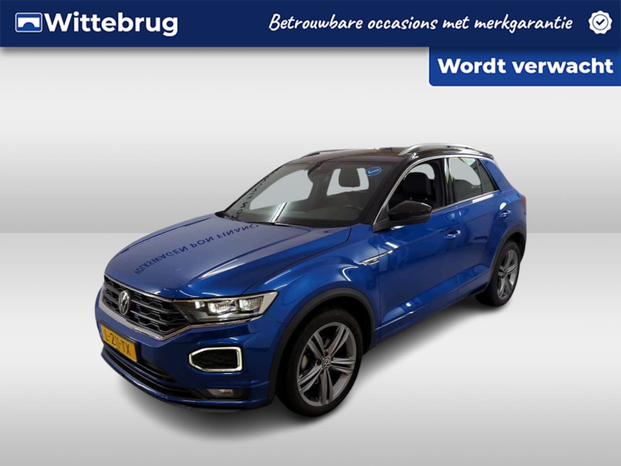 Volkswagen T-Roc - 1.5 TSI R-Line / AUTOMAAT/ DIGITAL DASH/ CLIMATE/ STOELVERWARMING/ NAVI/ PARK/ SENSOREN + - AutoWereld.nl