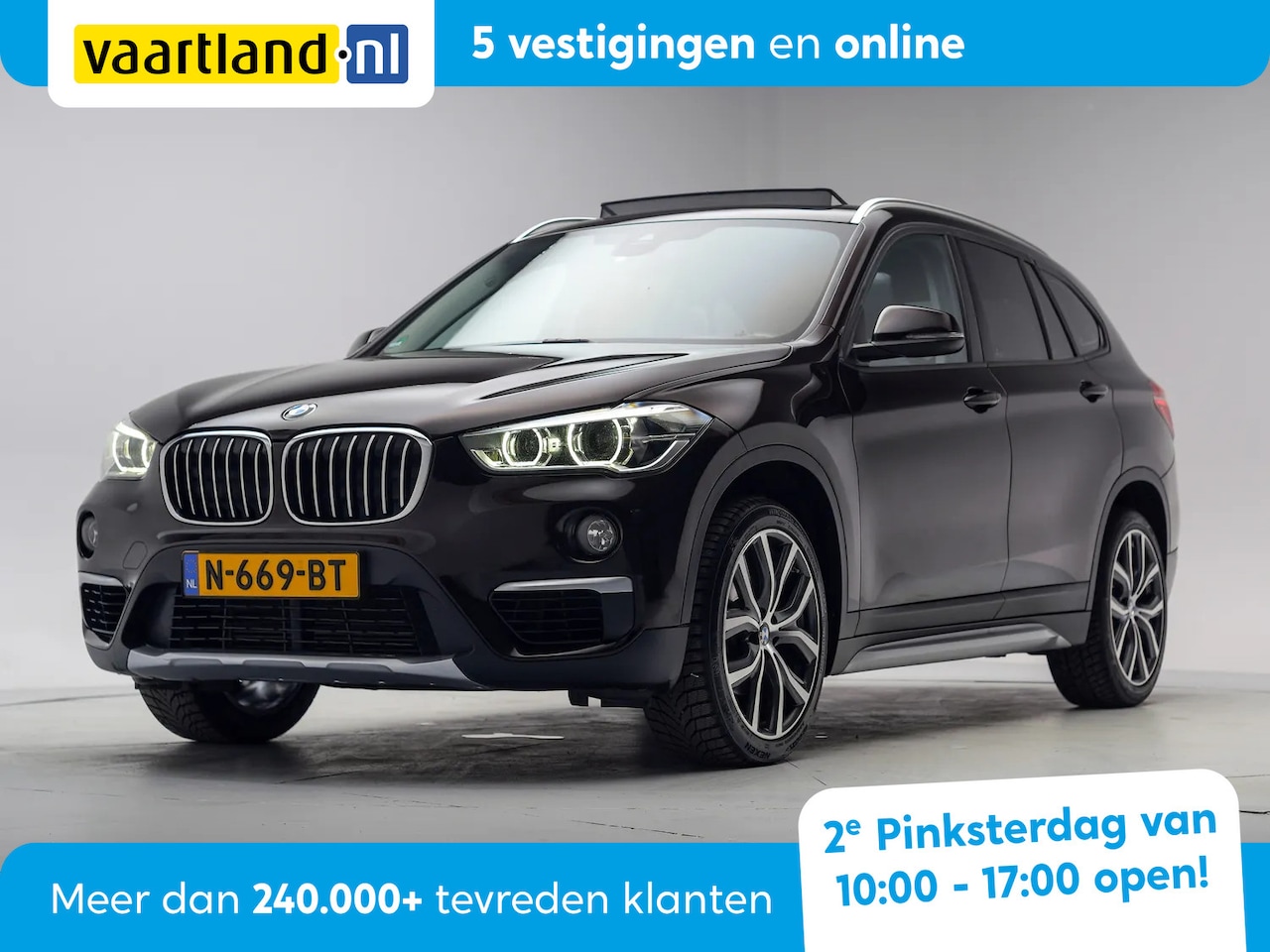 BMW X1 - sD18i Cent High Executive [ Schuifdak Trekhaak Navi Half Leder Stoelverwarming ] - AutoWereld.nl