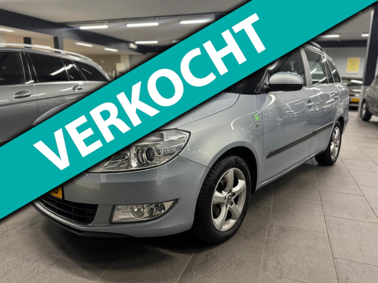 Skoda Fabia Combi - 1.2 TDI Greenline airco cruise controle elektrische pakket parkeersensoren lm-velgen - AutoWereld.nl