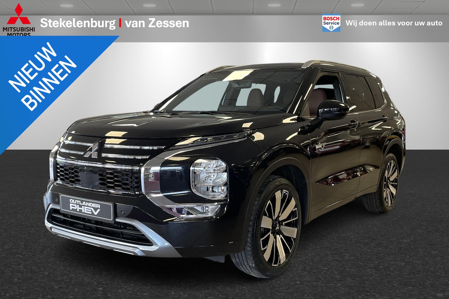 Mitsubishi Outlander - 2.4 PHEV Instyle Leer, Panorama dak, Nieuwe auto € 12.000,- KORTING - AutoWereld.nl