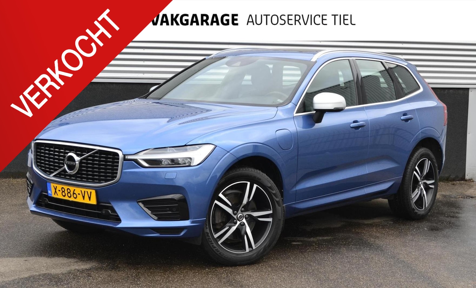 Volvo XC60 - 2.0 T8 Twin Engine AWD R-Design Schuif/kanteldak, Bursting Blue, Stuur/Stoelverwarming, Ca - AutoWereld.nl