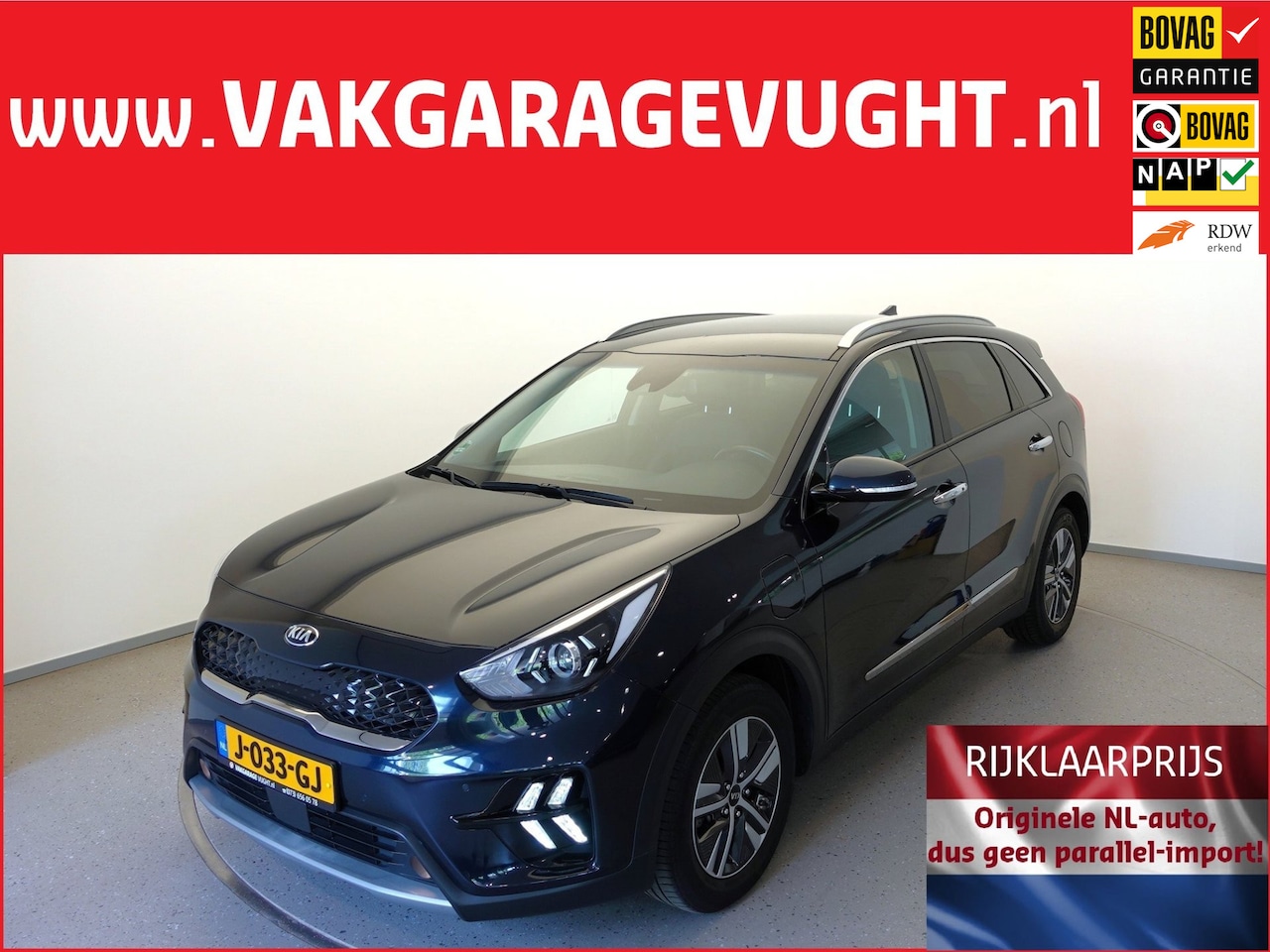 Kia Niro - HYBRID Plug-In 1.6 GDi 142pk SOH100% "DynamicPlusLine" - AutoWereld.nl